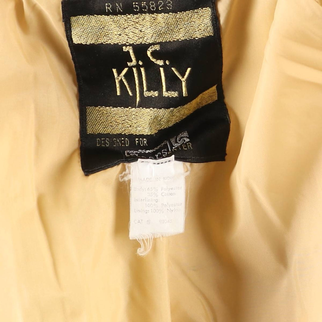 70s-80'S Sears JC Killy padded puffer jacket, men's size L equivalent, vintage. polyester Beige type Vintage Second Hand