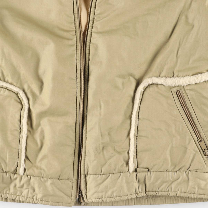 70s-80'S Sears JC Killy padded puffer jacket, men's size L equivalent, vintage. polyester Beige type Vintage Second Hand