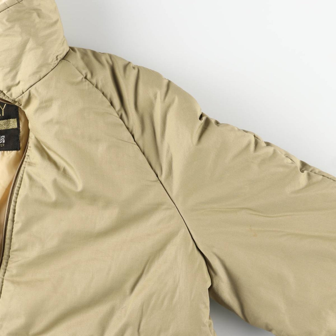 70s-80'S Sears JC Killy padded puffer jacket, men's size L equivalent, vintage. polyester Beige type Vintage Second Hand