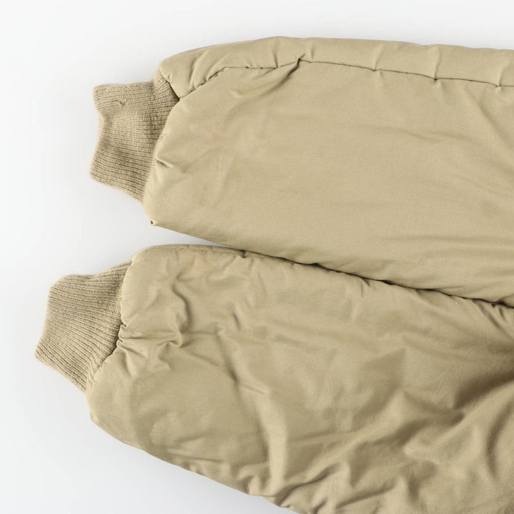 70s-80'S Sears JC Killy padded puffer jacket, men's size L equivalent, vintage. polyester Beige type Vintage Second Hand