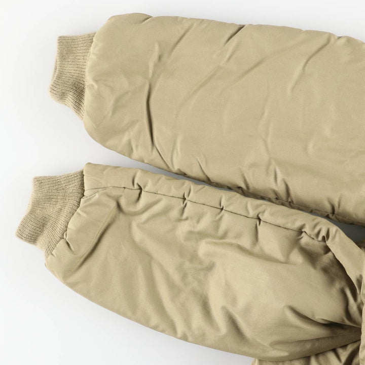 70s-80'S Sears JC Killy padded puffer jacket, men's size L equivalent, vintage. polyester Beige type Vintage Second Hand
