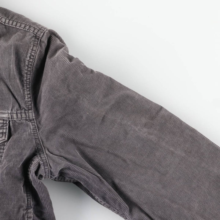 Levi's Euro Model Trucker Jacket, Corduroy Boa Jacket, Men's Size XL (approx.) polyester gray type Vintage Second Hand