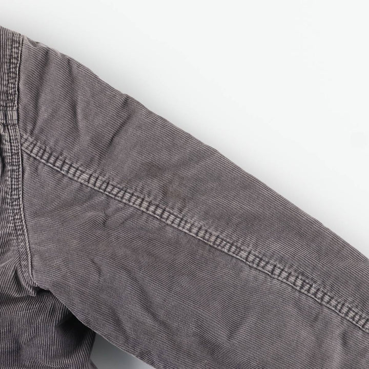 Levi's Euro Model Trucker Jacket, Corduroy Boa Jacket, Men's Size XL (approx.) polyester gray type Vintage Second Hand