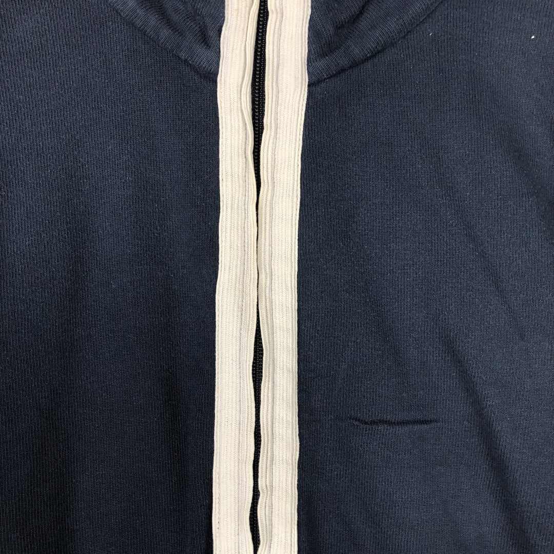 Hugo Boss full-zip sweatshirt, men's size XL (approx.) unclear navy blue type Vintage Second Hand