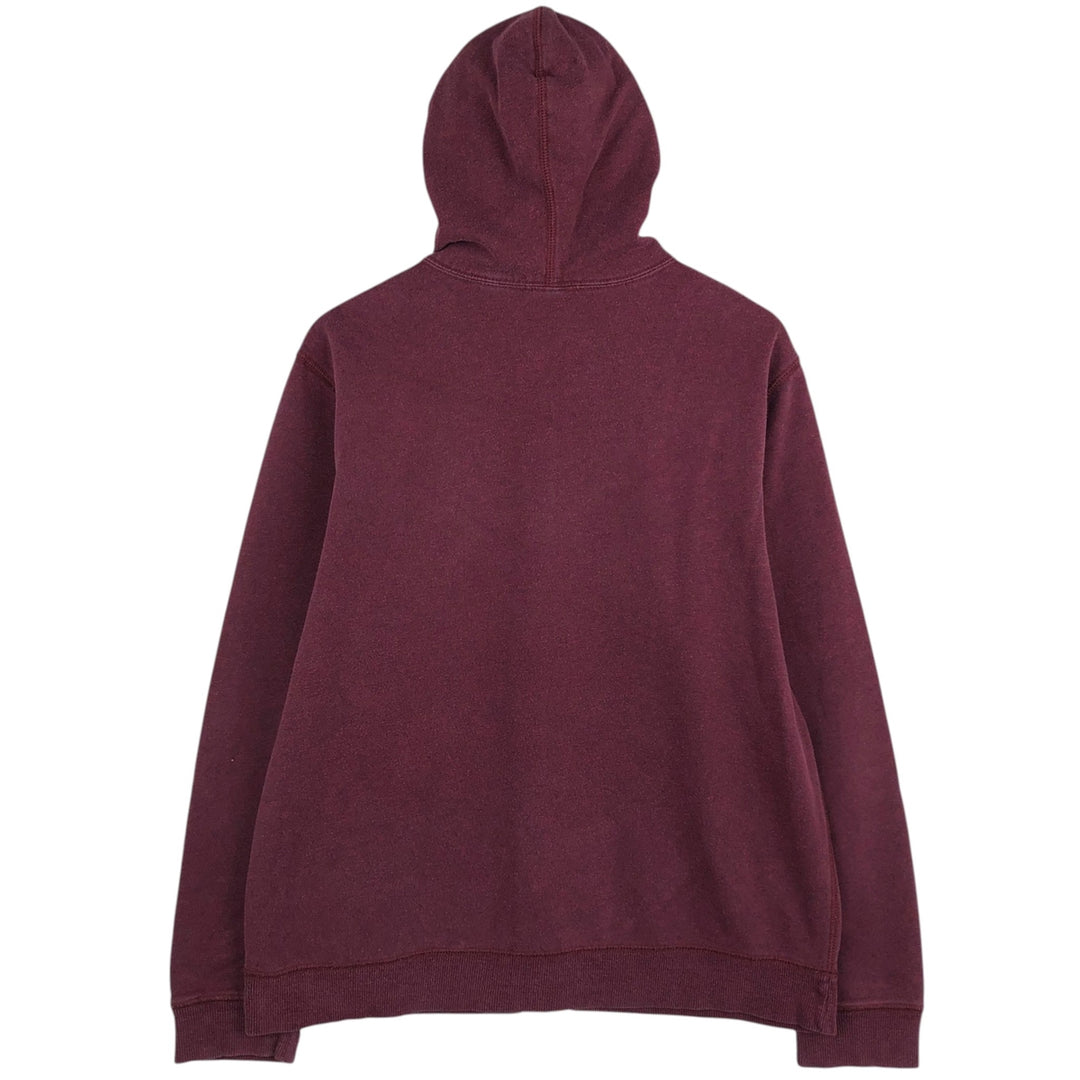 Nike Sweat Full Zip Hoodie Men's XL cotton burgundy type Vintage Second Hand