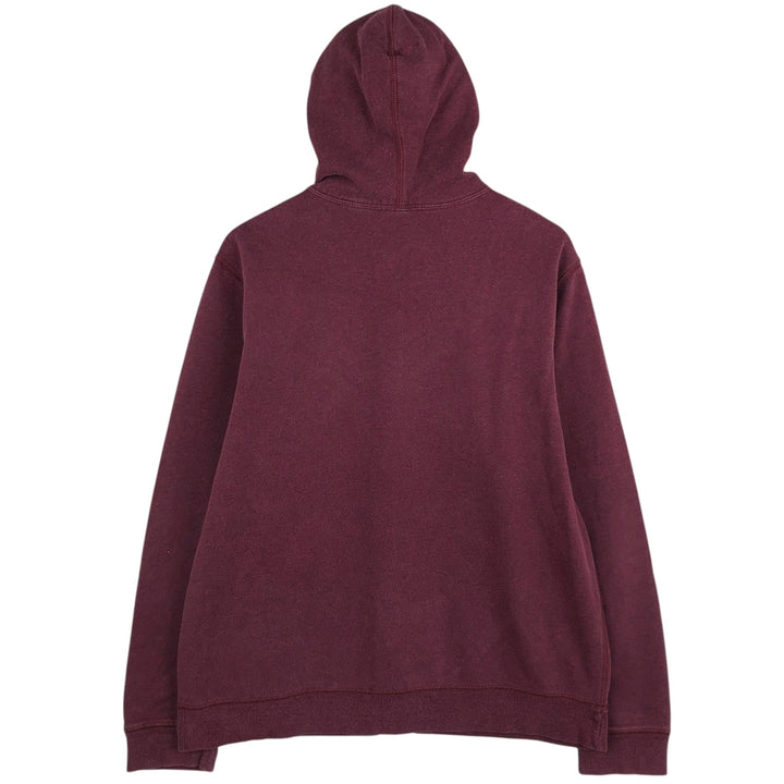 Nike Sweat Full Zip Hoodie Men's XL cotton burgundy type Vintage Second Hand