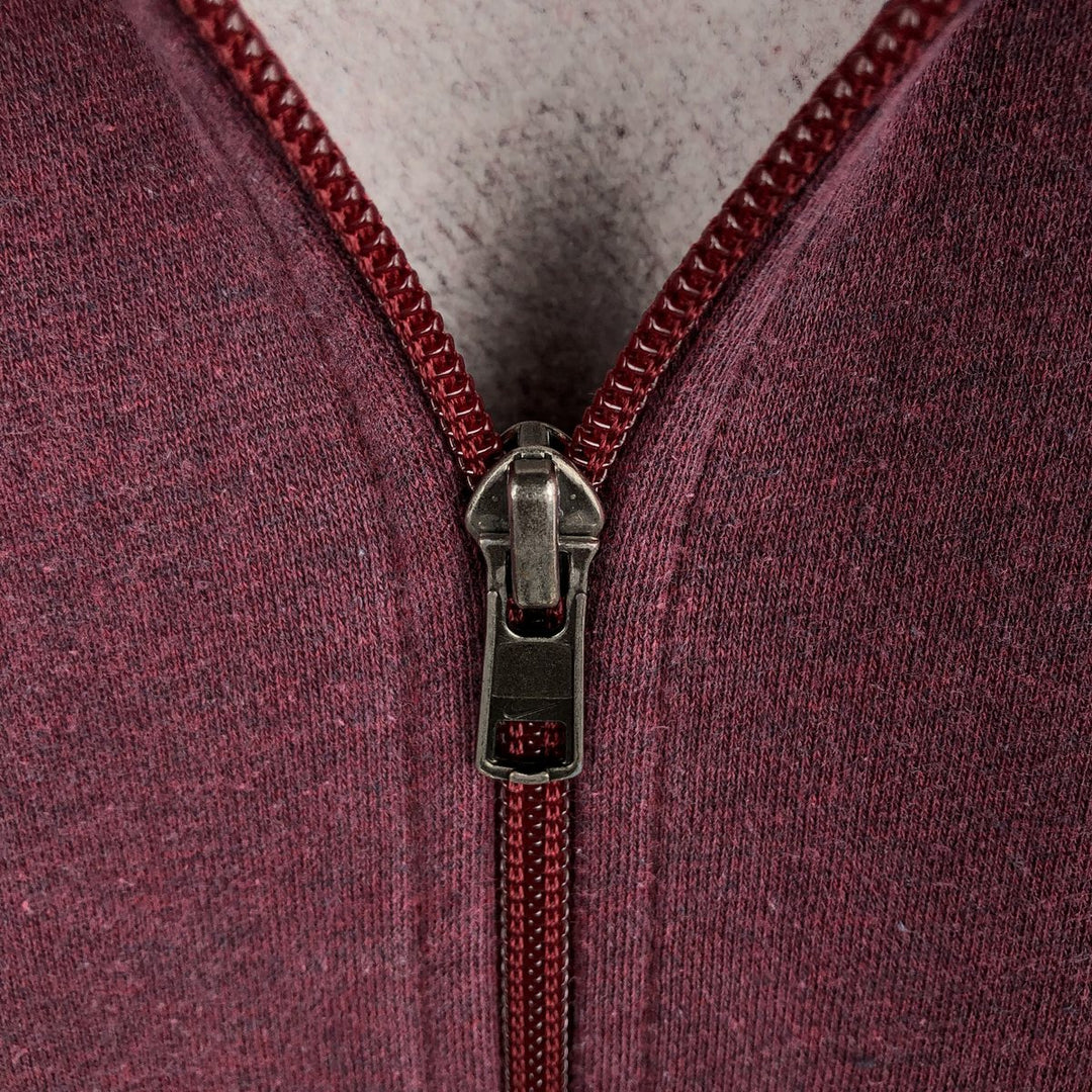 Nike Sweat Full Zip Hoodie Men's XL cotton burgundy type Vintage Second Hand