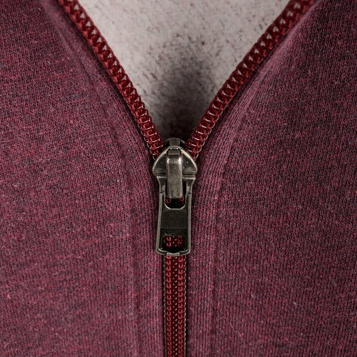 Nike Sweat Full Zip Hoodie Men's XL cotton burgundy type Vintage Second Hand