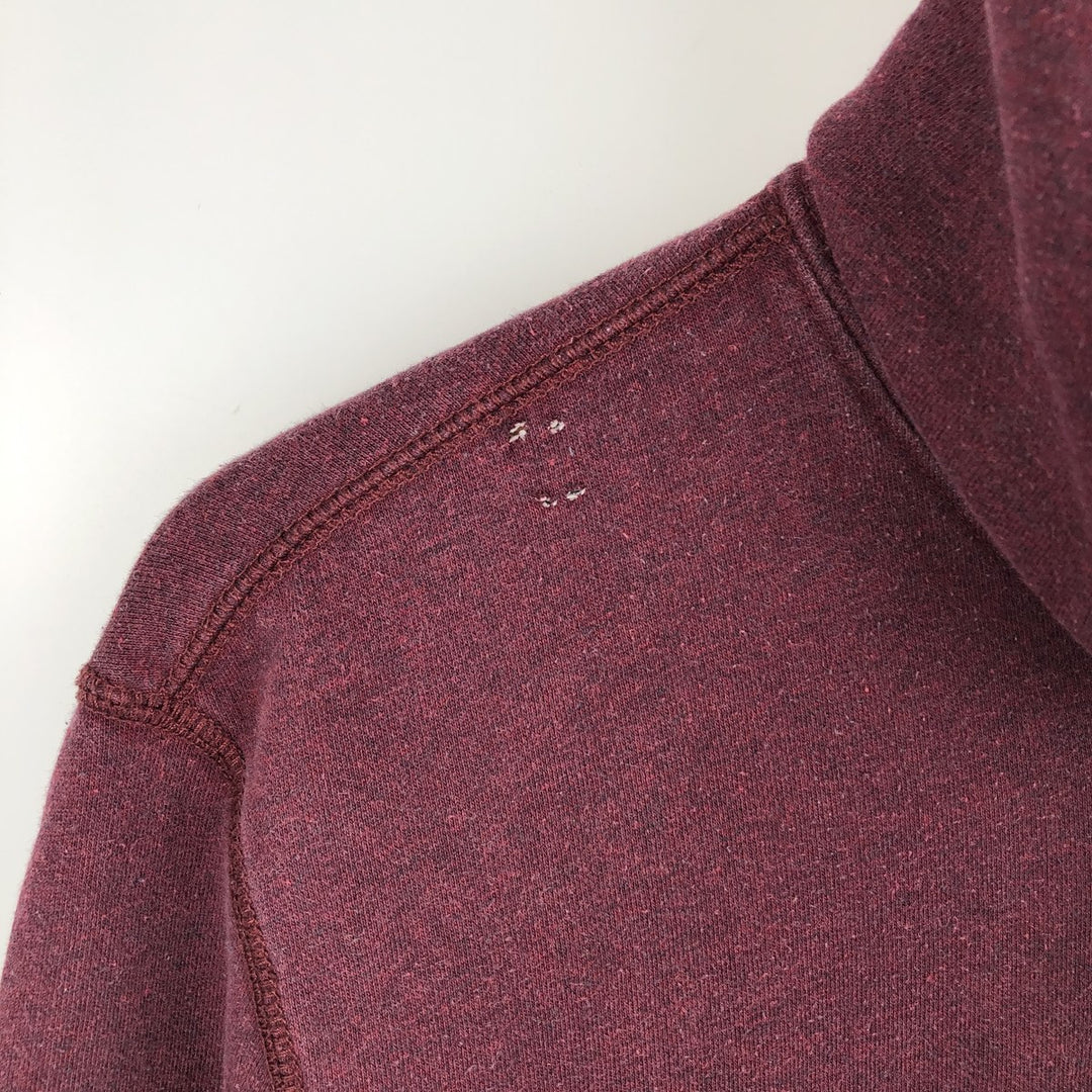 Nike Sweat Full Zip Hoodie Men's XL cotton burgundy type Vintage Second Hand