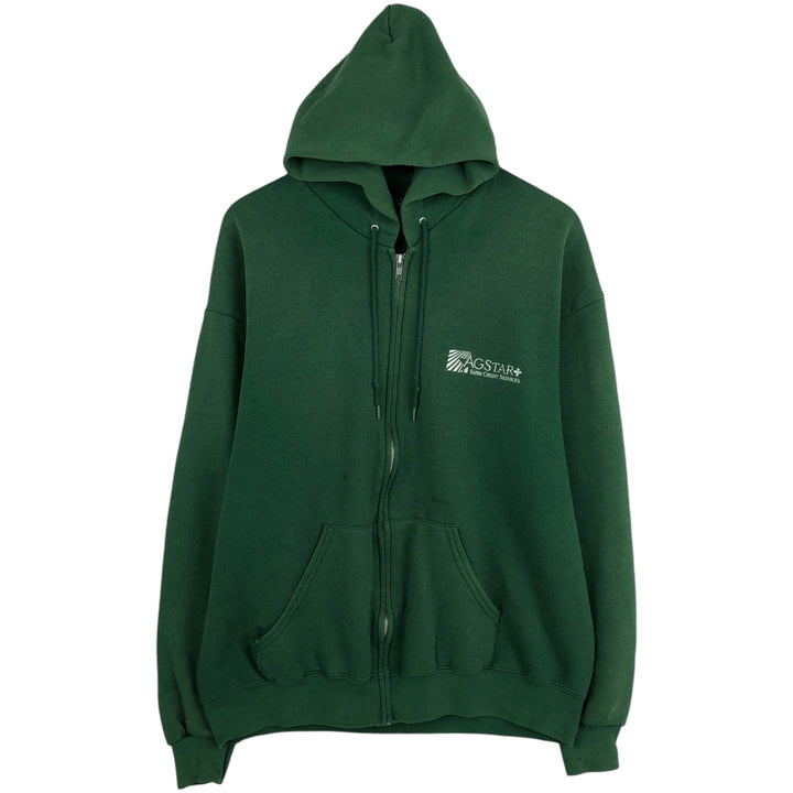 90s-00'S Lee Heavy Weight Full-Zip Sweatshirt Hoodie, Men's Size L (Equivalent), Vintage cotton green type Vintage Second Hand