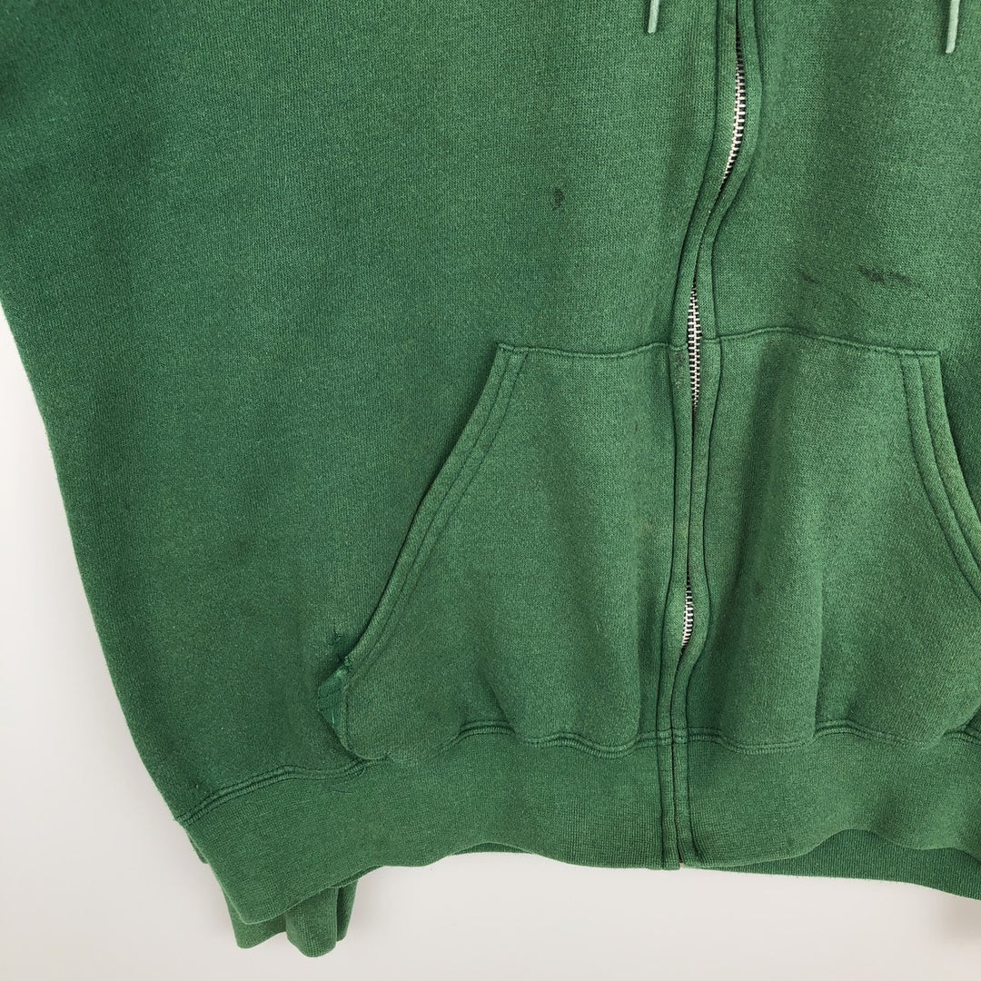 90s-00'S Lee Heavy Weight Full-Zip Sweatshirt Hoodie, Men's Size L (Equivalent), Vintage cotton green type Vintage Second Hand
