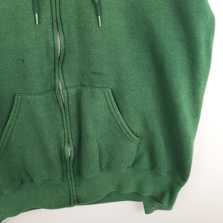 90s-00'S Lee Heavy Weight Full-Zip Sweatshirt Hoodie, Men's Size L (Equivalent), Vintage cotton green type Vintage Second Hand
