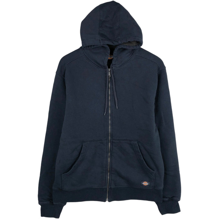 Dickies Sweat Full Zip Hoodie Men's M Size unclear navy blue type Vintage Second Hand