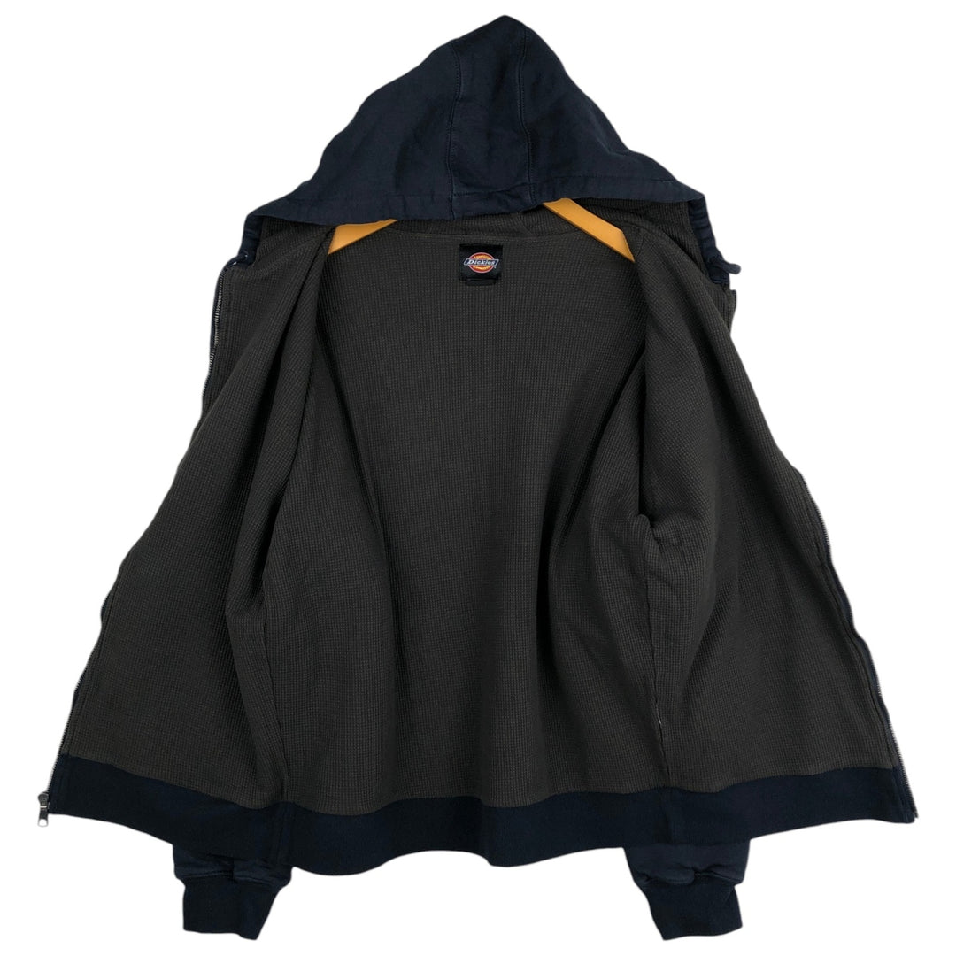 Dickies Sweat Full Zip Hoodie Men's M Size unclear navy blue type Vintage Second Hand