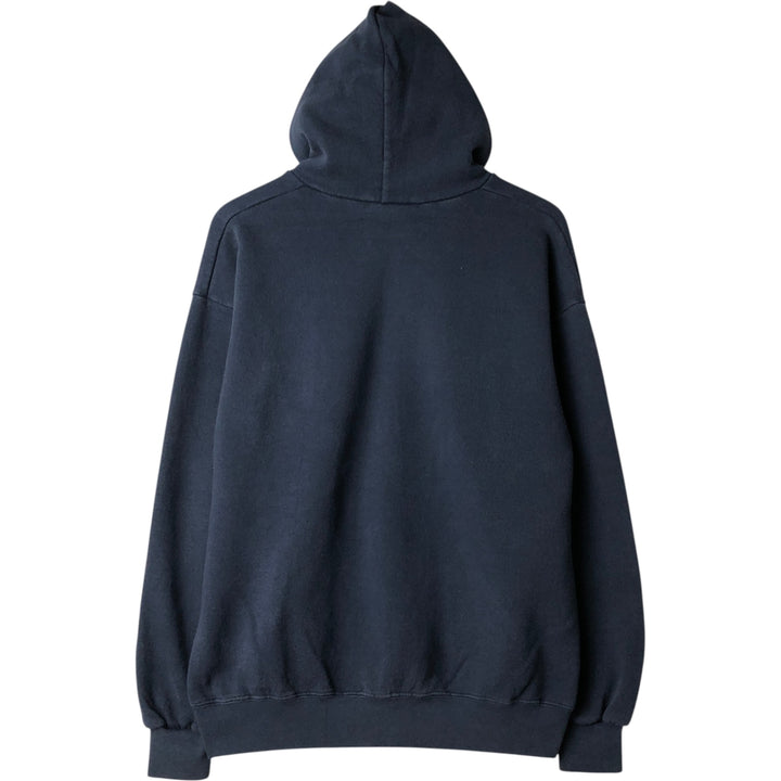 Vintage 90'S Lee Heavyweight Sweatshirt Full Zip Hoodie, Men's Size L cotton navy blue type Vintage Second Hand