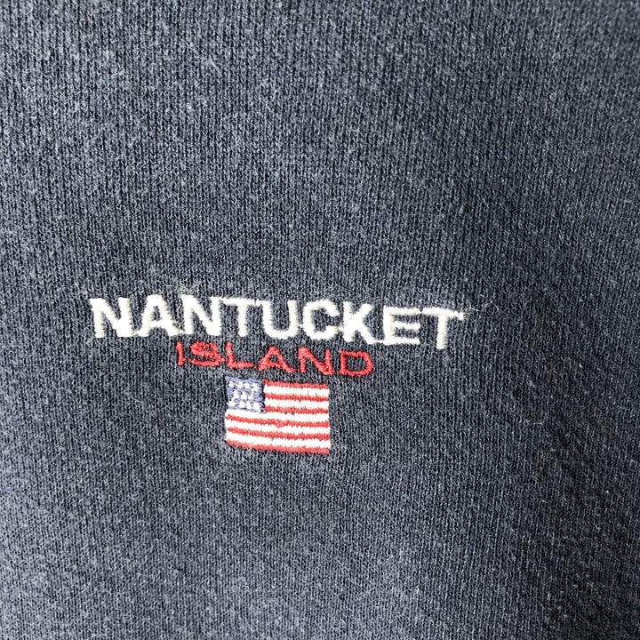 Vintage 90'S Lee Heavyweight Sweatshirt Full Zip Hoodie, Men's Size L cotton navy blue type Vintage Second Hand