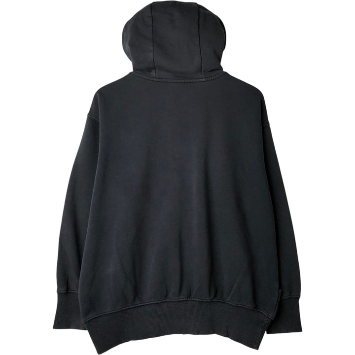 Nike Sweat Full-Zip Hoodie, Men's Size XS cotton black type Vintage Second Hand
