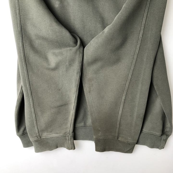 90s-00'S LLBean Full-Zip Sweatshirt, Men's Size M (Equivalent), Vintage cotton Khaki type Vintage Second Hand