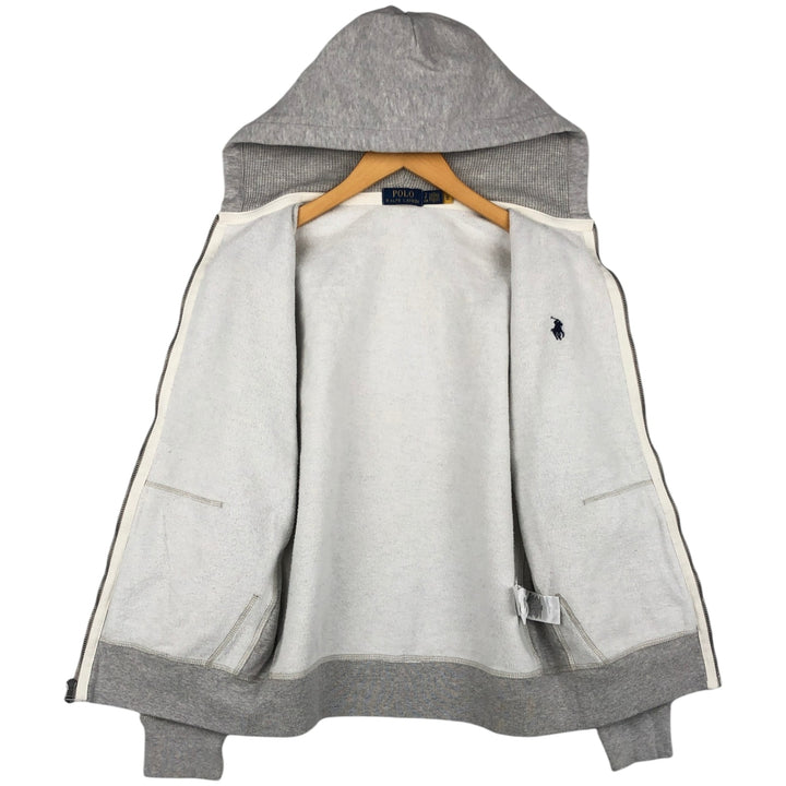Ralph Lauren POLO RALPH LAUREN Sweat Full Zip Hoodie Men's S cotton gray type Vintage Second Hand