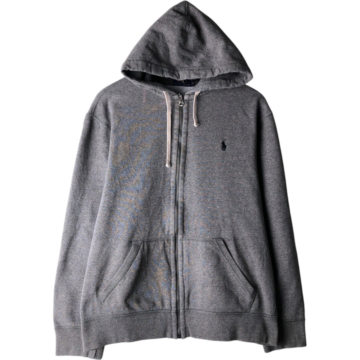 Ralph Lauren POLO RALPH LAUREN Sweat Full Zip Hoodie Men's XL cotton gray type Vintage Second Hand