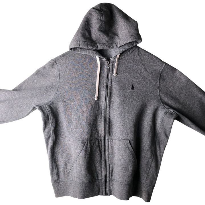 Ralph Lauren POLO RALPH LAUREN Sweat Full Zip Hoodie Men's XL cotton gray type Vintage Second Hand