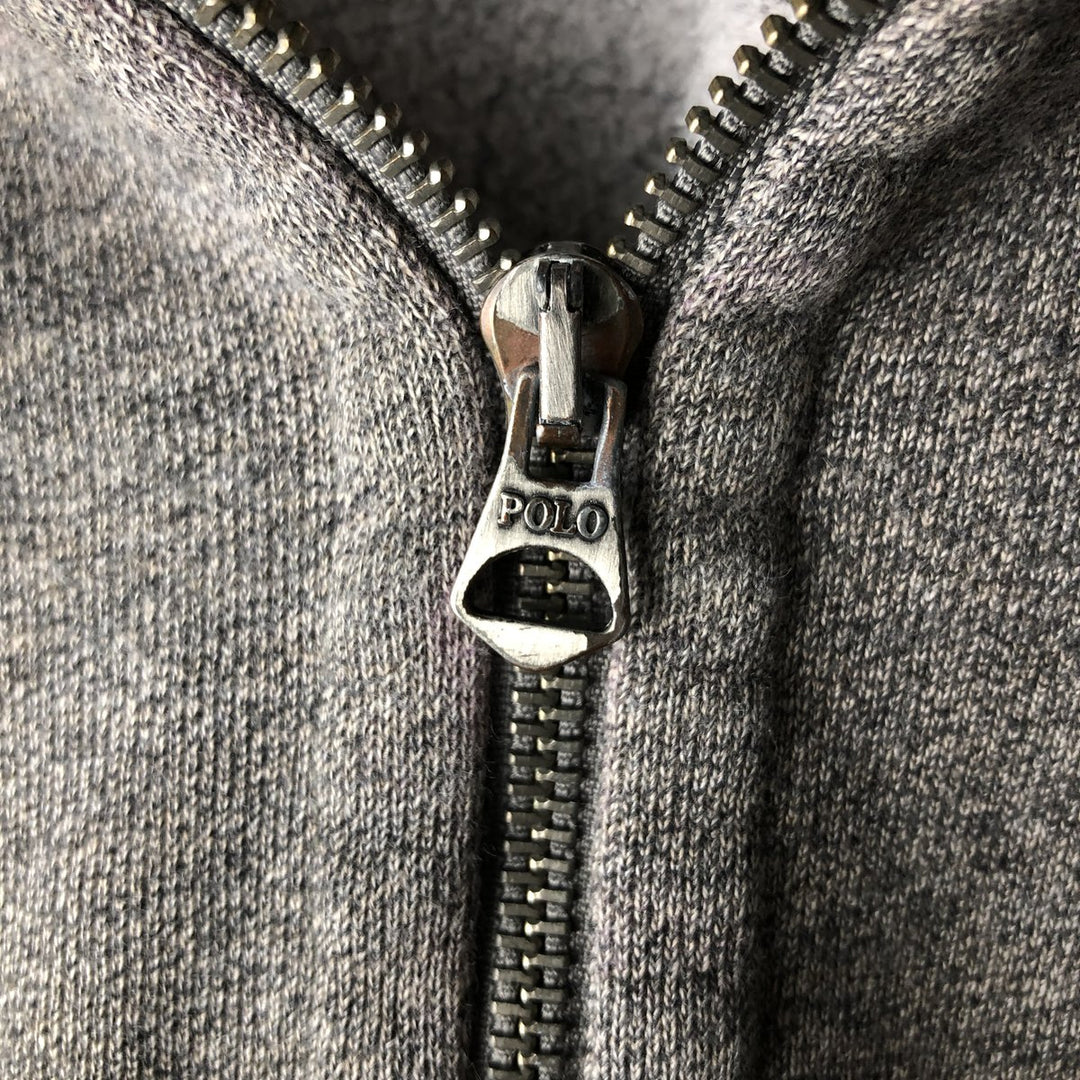 Ralph Lauren POLO RALPH LAUREN Sweat Full Zip Hoodie Men's XL cotton gray type Vintage Second Hand