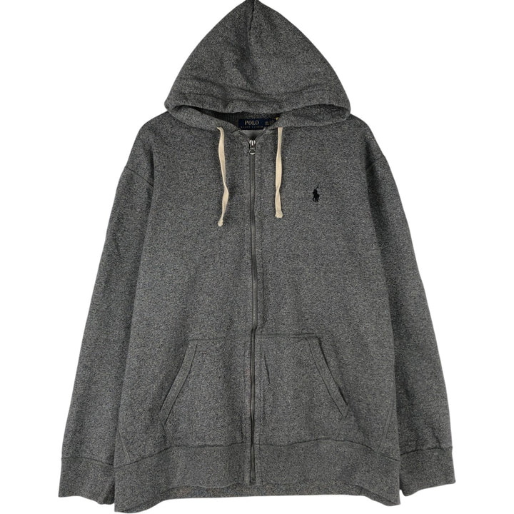 Ralph Lauren POLO RALPH LAUREN Sweat Full Zip Hoodie Men's XXL cotton gray type Vintage Second Hand