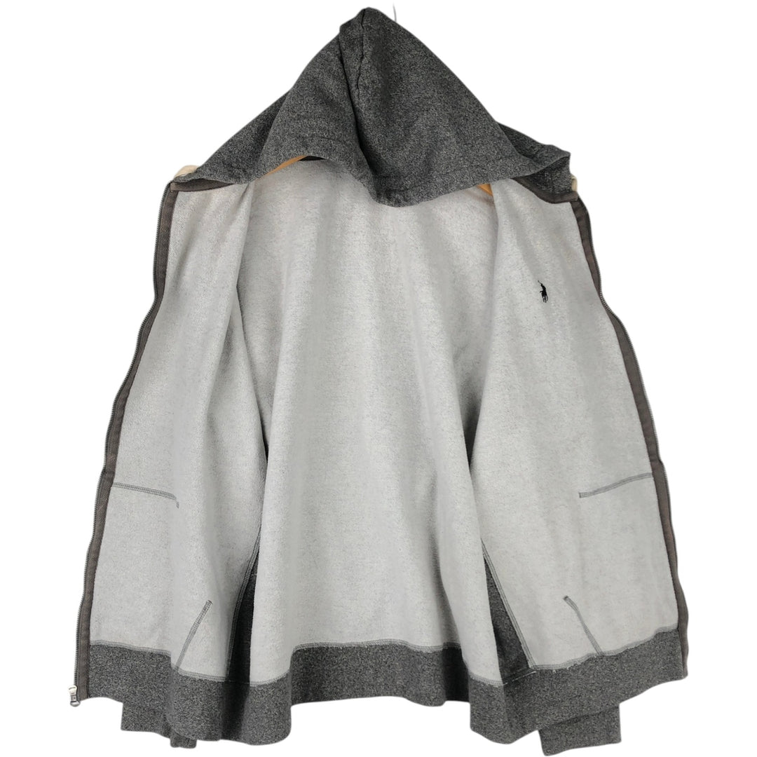 Ralph Lauren POLO RALPH LAUREN Sweat Full Zip Hoodie Men's XXL cotton gray type Vintage Second Hand