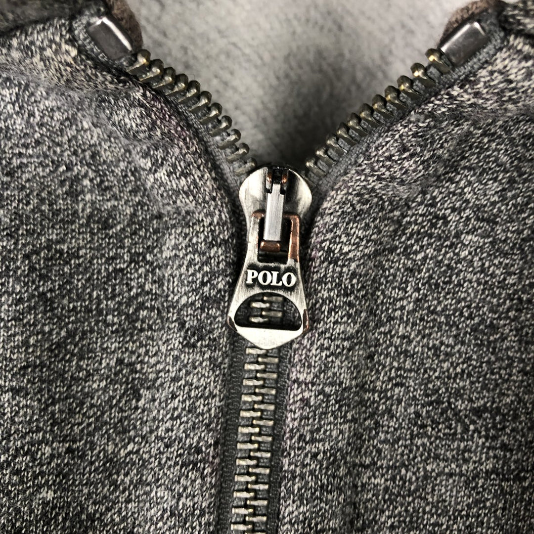 Ralph Lauren POLO RALPH LAUREN Sweat Full Zip Hoodie Men's XXL cotton gray type Vintage Second Hand