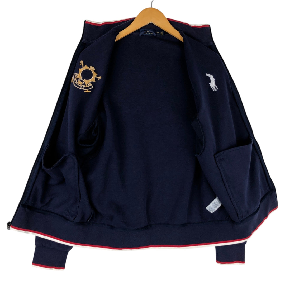 Ralph Lauren POLO RALPH LAUREN Sweat Full Zip Hoodie Men's M cotton navy blue type Vintage Second Hand