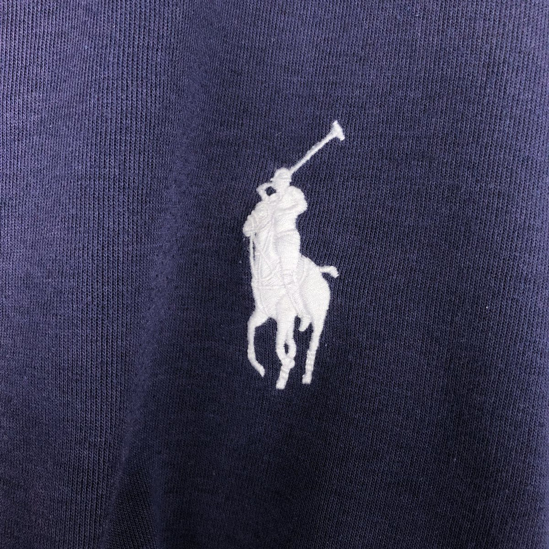 Ralph Lauren POLO RALPH LAUREN Sweat Full Zip Hoodie Men's M cotton navy blue type Vintage Second Hand