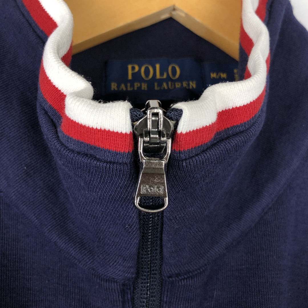 Ralph Lauren POLO RALPH LAUREN Sweat Full Zip Hoodie Men's M cotton navy blue type Vintage Second Hand