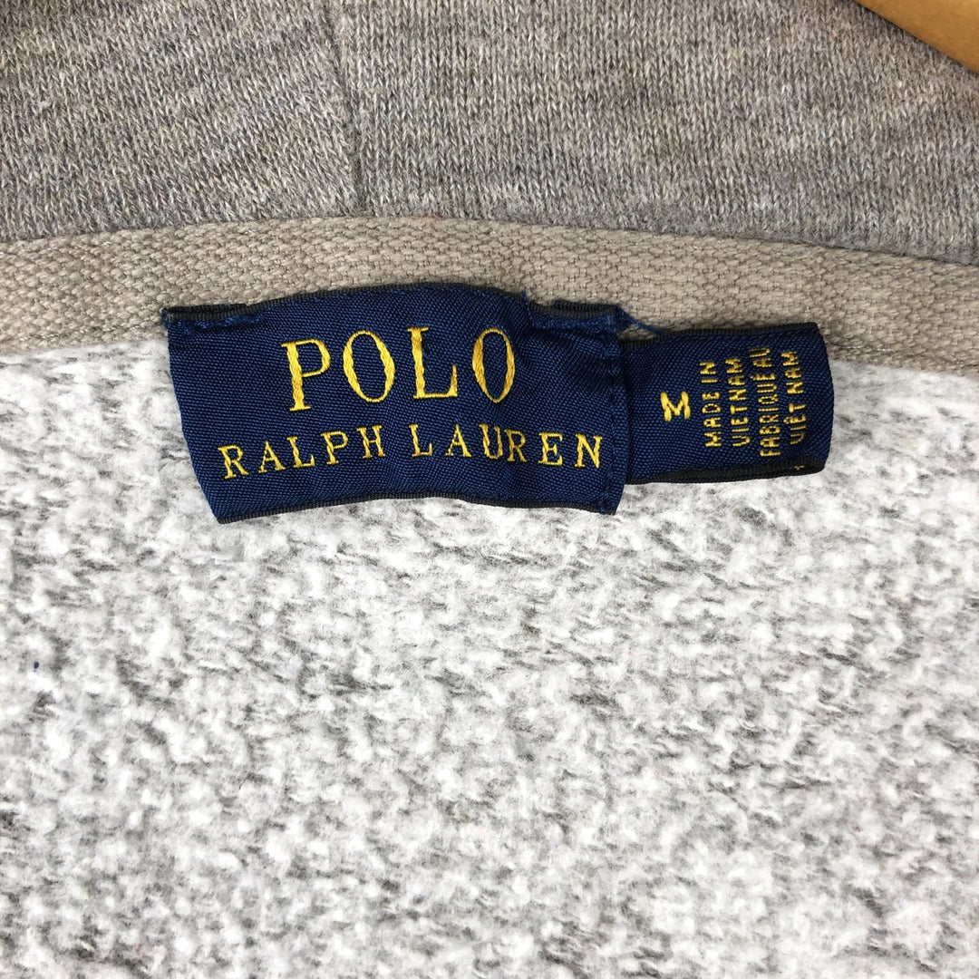 Ralph Lauren POLO RALPH LAUREN Sweat Full Zip Hoodie Men's M cotton gray type Vintage Second Hand