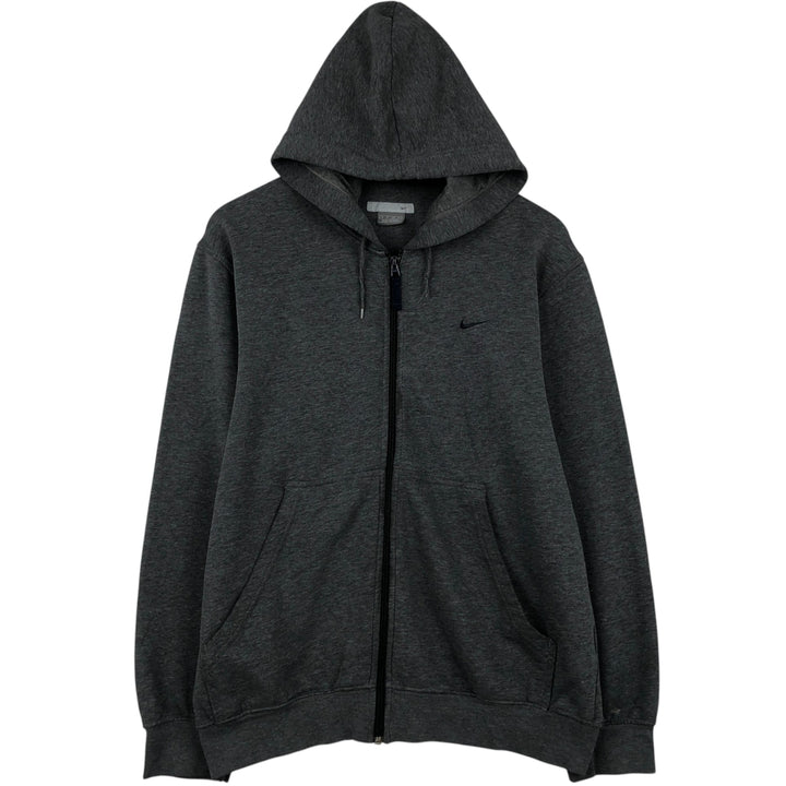 2000'S Nike Sweat Full-Zip Hoodie, Men's Size S (approx.) cotton gray type Vintage Second Hand