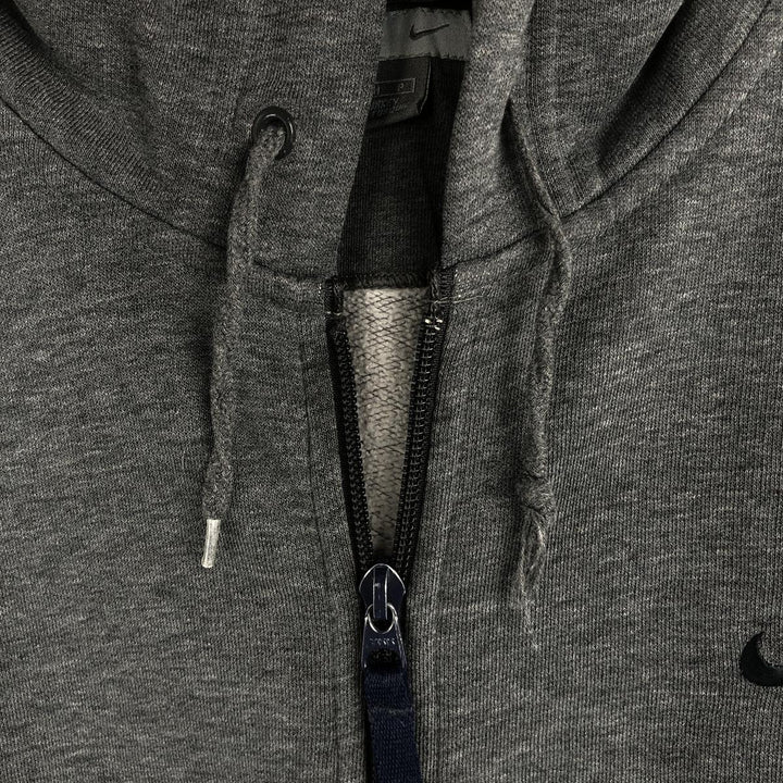 2000'S Nike Sweat Full-Zip Hoodie, Men's Size S (approx.) cotton gray type Vintage Second Hand