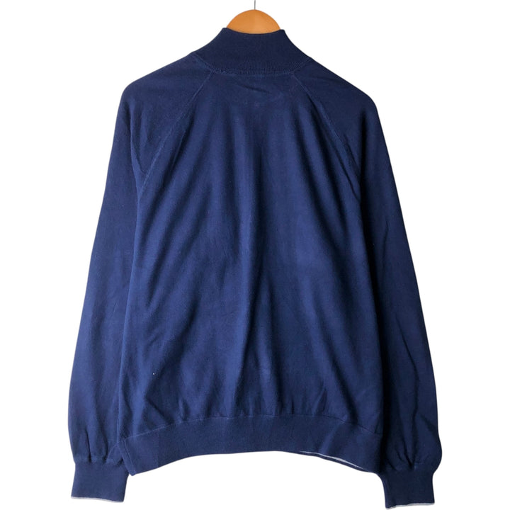 Ralph Lauren POLO RALPH LAUREN full-zip sweatshirt, men's size XL cotton navy blue type Vintage Second Hand
