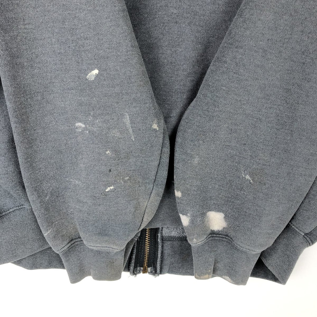 Carhartt ORIGINAL FIT sweat full zip hoodie, men's size M cotton gray type Vintage Second Hand