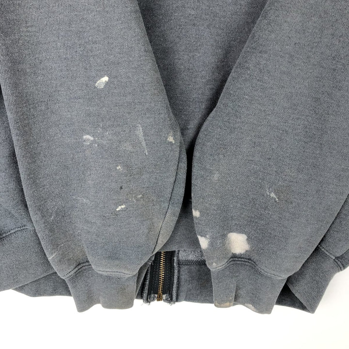 Carhartt ORIGINAL FIT sweat full zip hoodie, men's size M cotton gray type Vintage Second Hand