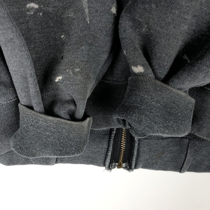 Carhartt ORIGINAL FIT sweat full zip hoodie, men's size M cotton gray type Vintage Second Hand