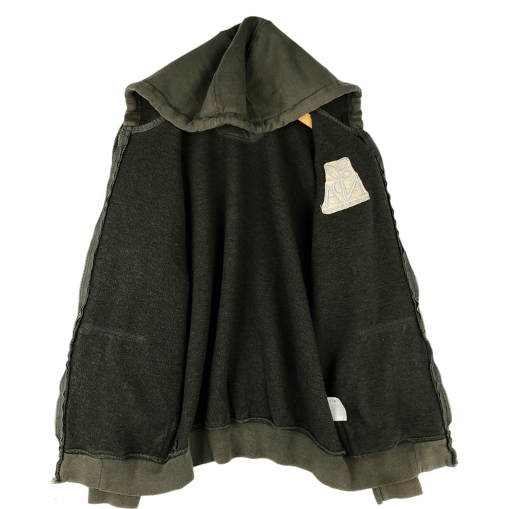 Carhartt Northern Plains Ag Advertising Full-Zip Sweatshirt Hoodie (Men's Size S) cotton Khaki type Vintage Second Hand