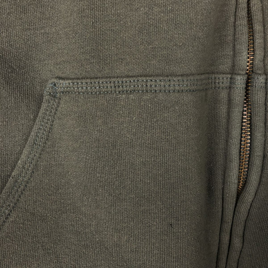 Carhartt Northern Plains Ag Advertising Full-Zip Sweatshirt Hoodie (Men's Size S) cotton Khaki type Vintage Second Hand
