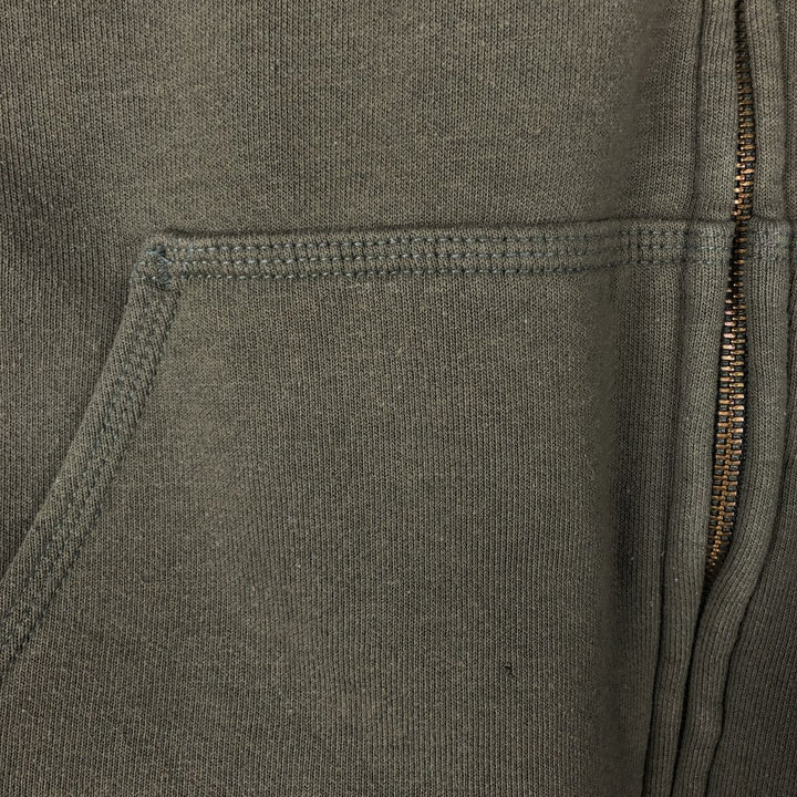 Carhartt Northern Plains Ag Advertising Full-Zip Sweatshirt Hoodie (Men's Size S) cotton Khaki type Vintage Second Hand