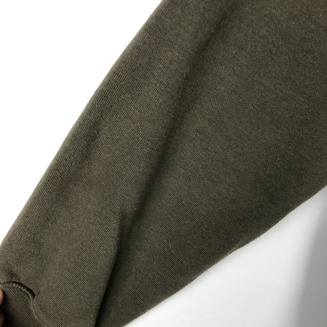 Carhartt Northern Plains Ag Advertising Full-Zip Sweatshirt Hoodie (Men's Size S) cotton Khaki type Vintage Second Hand