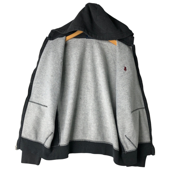 Ralph Lauren POLO RALPH LAUREN Sweat Full Zip Hoodie Men's L size cotton gray type Vintage Second Hand