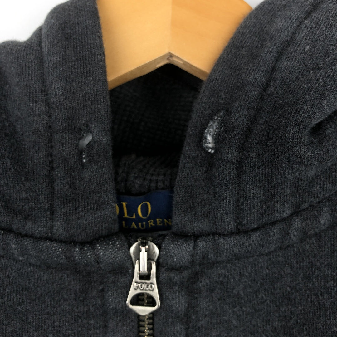 Ralph Lauren POLO RALPH LAUREN Sweat Full Zip Hoodie Men's L size cotton gray type Vintage Second Hand