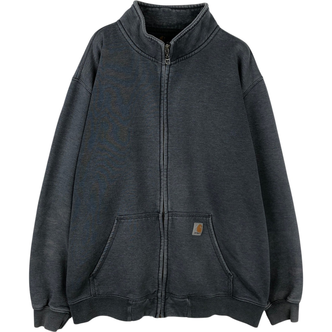 Carhartt Original Fit Full-Zip Sweatshirt, Men's XL cotton gray type Vintage Second Hand