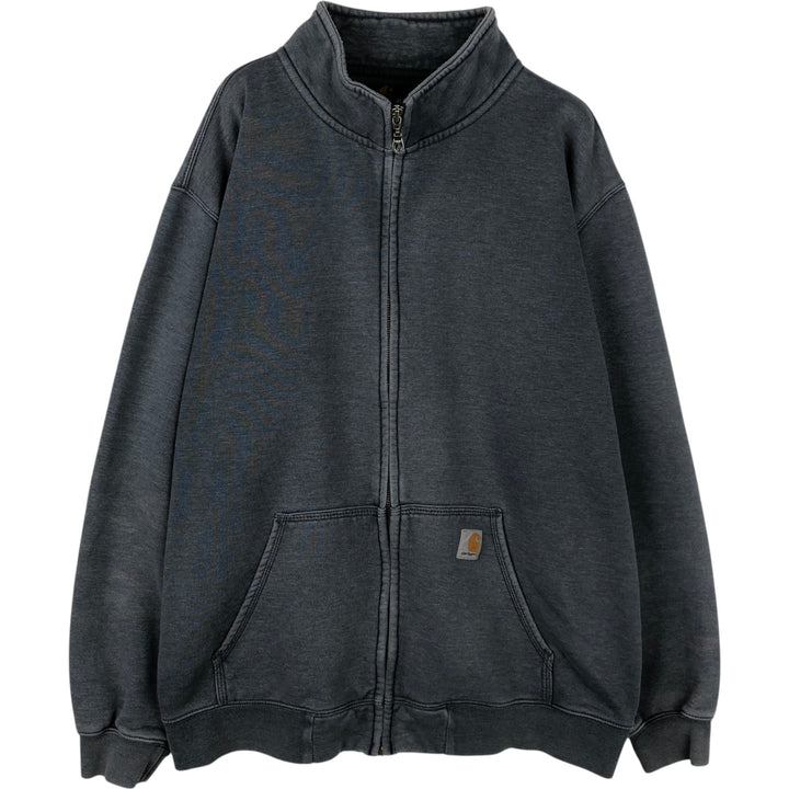 Carhartt Original Fit Full-Zip Sweatshirt, Men's XL cotton gray type Vintage Second Hand