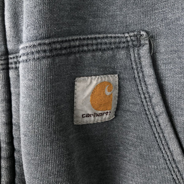 Carhartt Original Fit Full-Zip Sweatshirt, Men's XL cotton gray type Vintage Second Hand