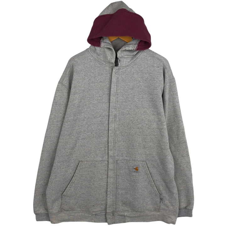 Carhartt FR Series Full-Zip Hoodie, Men's XL cotton gray type Vintage Second Hand
