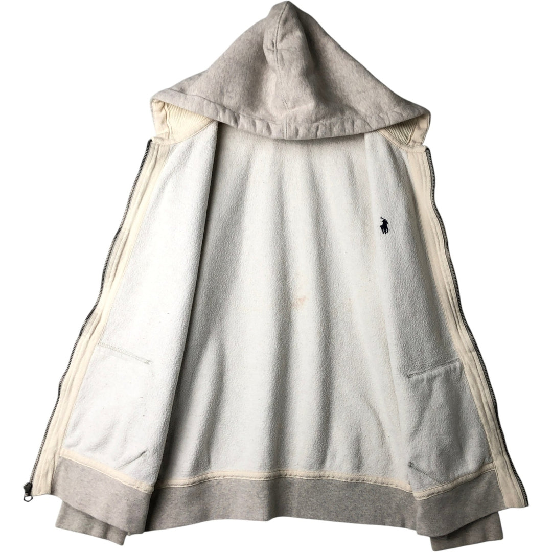 Ralph Lauren POLO RALPH LAUREN Full-Zip Sweatshirt Hoodie cotton gray type Vintage Second Hand